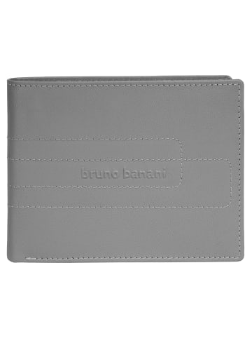 Bruno Banani Geldbörse echt Leder in grau