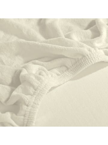 Erwin Müller Frottee Boxspring-Spannbettlaken Füssen in natur