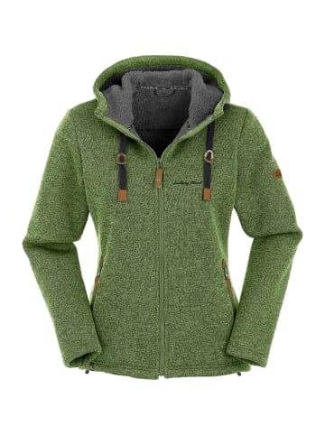 Maul Sport Strickfleece Jacke Chieming in Laubgrün