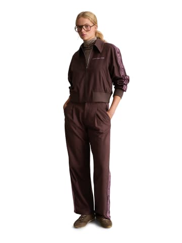 Marc O'Polo DENIM Blouson mit Weblogo-Band cropped in Espresso Brown