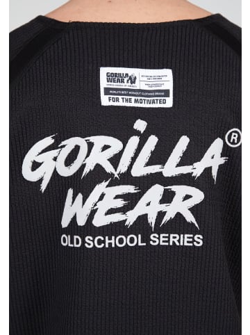 Gorilla Wear T-shirt - Augustine Old School Workout Top - Schwarz