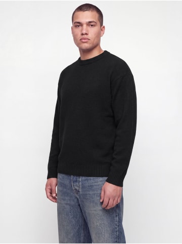 JACK & JONES PLUS Gestricktes T-Shirt in Black