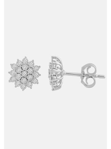 Diamant Exquis Ohrringe aus 375 Weißgold mit Diamant
