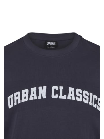 Urban Classics Urban Classics UC College Logo Tall Tee in navy