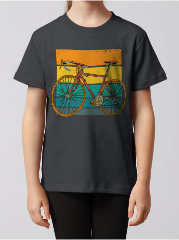 wat? Apparel T-Shirt Retro Bike in Grau