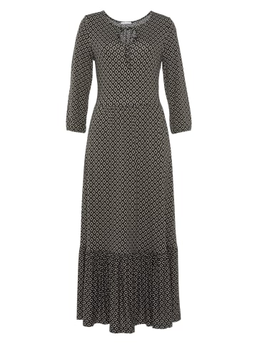 Tamaris Midikleid in schwarz sand