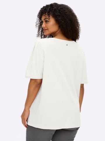 sheego Halbarmshirt in ecru