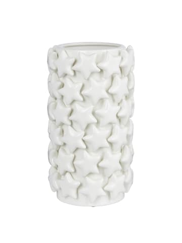 Butlers Vase STARS in Weiß