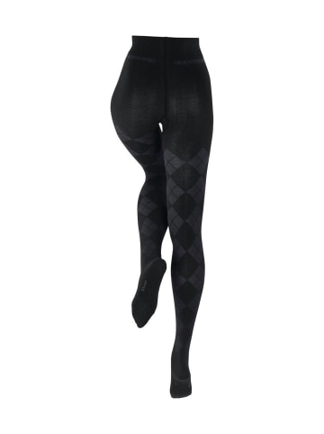 Burlington Strumpfhose Fine Argyle in Black