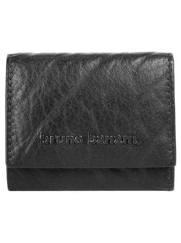 Bruno Banani Geldbörse echt Leder in schwarz