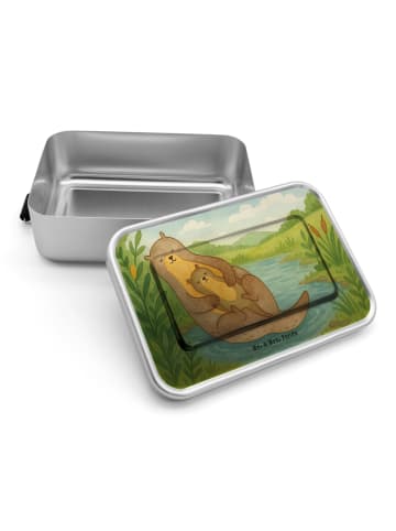 Mr. & Mrs. Panda Vesperbox Otter Kind Design ohne Spruch in Weiß