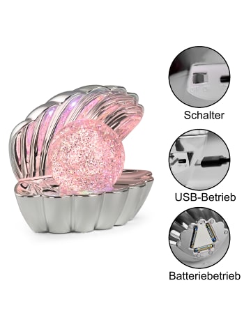 Reality Leuchten Tischleuchte SHELLY in chrom