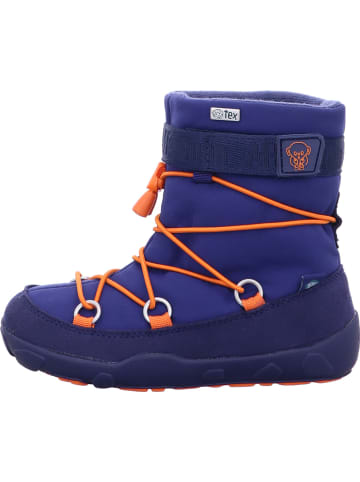 Affenzahn Jungen Stiefel Vegan Snowy Elefant in Blau