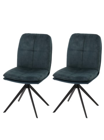 MCW 2er-Set Esszimmerstuhl M68, Blau