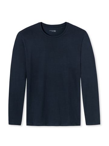 Schiesser Longsleeve Mix & Relax in Dunkelblau