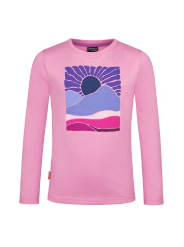 Trollkids Langarm-Shirt Falketind (GOTS) in wild rose