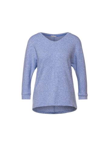 Street One Langarmshirt in dazzling blue melange