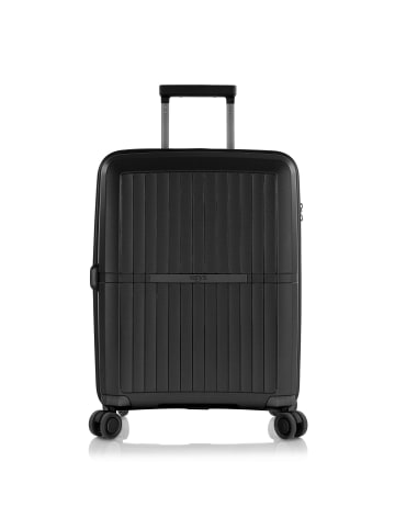 Heys AirLite 4 Rollen Kabinentrolley S 53 cm mit Dehnfalte in black
