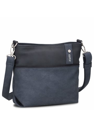 Zwei Jana J8 - Schultertasche 27 cm (papaya) in nubuk-ink