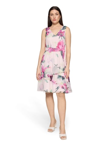 Vera Mont Cocktailkleid mit Volant in Rosé/Dark Pink