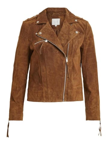 Vila Jacke in oak brown1