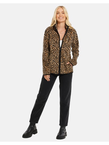 Threadbare Sweatjacke THB Peach Leo Zip Through Fleece in Tan
