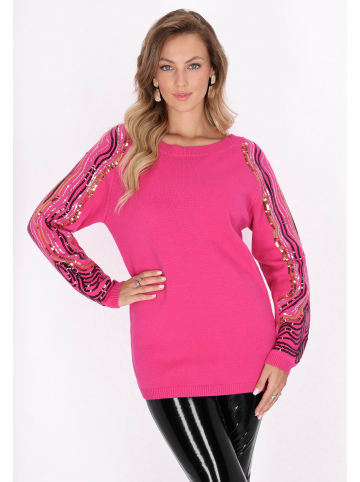 faina Pullover in Fuchsia