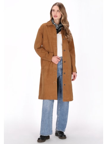 DreiMaster Women Coat in cognac