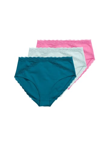 Ulla Popken Slip in kräftiges petrol