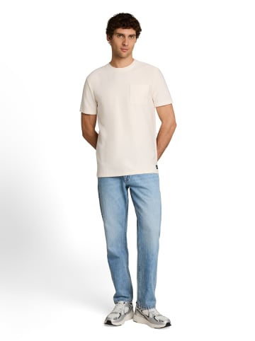 TOM TAILOR Denim T-Shirt in ecru