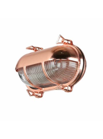 Licht-Erlebnisse Außen Wandlampe (B)21 x (H)13 cm in Kupfer