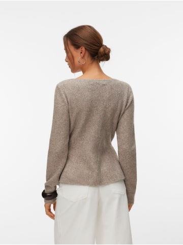 Vero Moda Strickpullover in Moon Rock