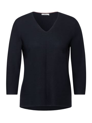 Cecil V-Ausschnitt-Pullover in Universal Blue