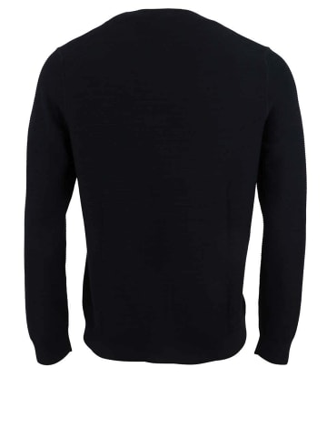 OLYMP  Rundhalspullover für Herren in schwarz