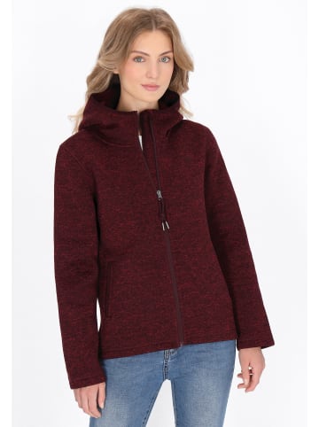 Schmuddelwedda Jacket in burgundy melange