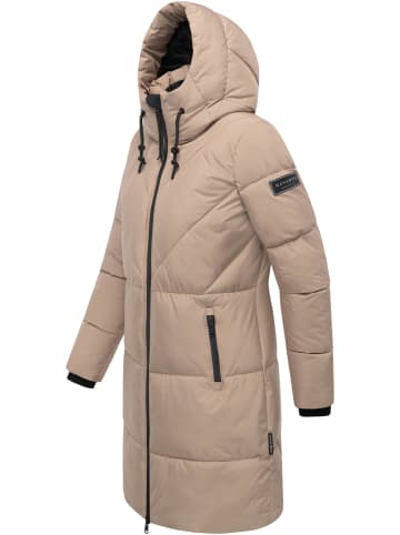 Navahoo Steppmantel Kältekuschel XIV in Taupe Grey
