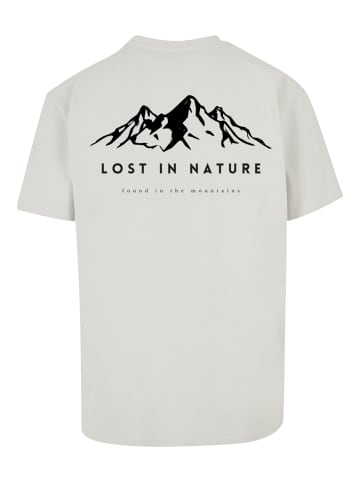 F4NT4STIC Heavy Oversize T-Shirt Lost in nature in lightasphalt