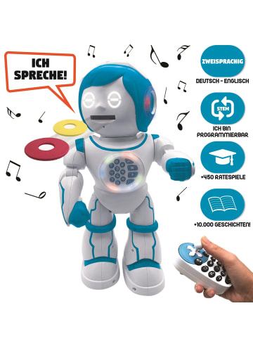 LEXIBOOK® POWERMAN® KID Zweisprachiger Lernroboter (DE/EN)