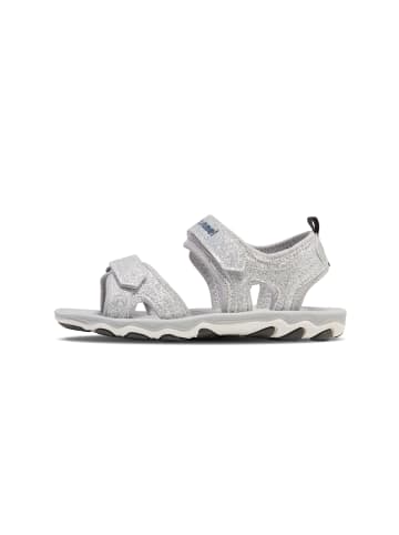 Hummel Hummel Klettverschluss Sandale Sandal Glitter Lebensstil Mädchen in SILVER
