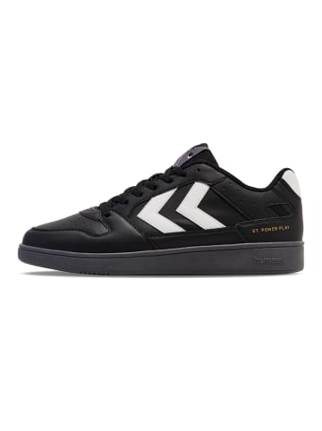 Hummel Schnürsenkel Sneaker St. Power Lebensstil Erwachsene in BLACK/WHITE