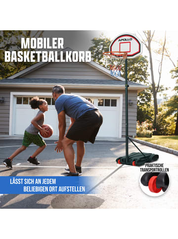 Apollo Kinder Basketballkorb " Outdoor Set mit Ständer " in Classic