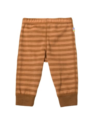 Joha Leggings Merinowolle in copper stripe