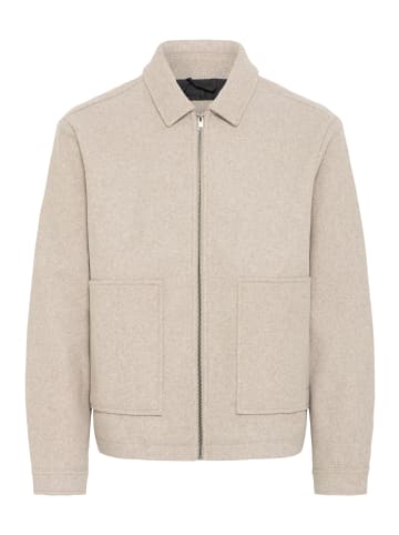 BLEND Warme Jacke mit Kapuze und Reißverschluss, für Damen und Herren. in Beige
