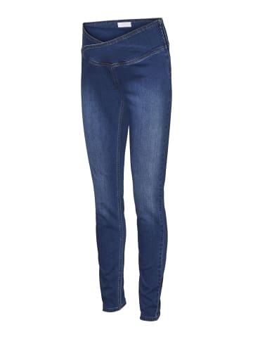 mama licious Umstandsjeans mit Skinny Fit in Medium Blue Denim