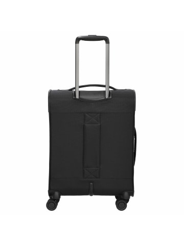 Stratic Light+ - 4-Rollen-Trolley 55 cm S (black) in schwarz