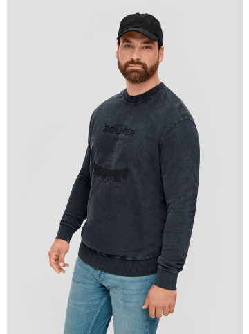 s.Oliver Sweatshirt langarm in Grau