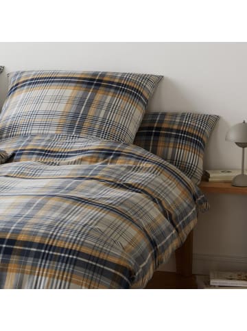 Elegante Bettwäsche Holmes in senfgelb grau