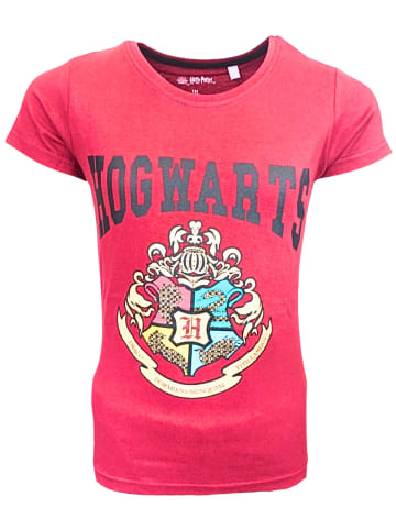 Harry Potter T-Shirt mit Glitzerdetails Harry Potter Hogwarts in Bordeaux