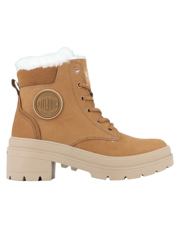 Palladium Schnürschuhe in Hellbraun