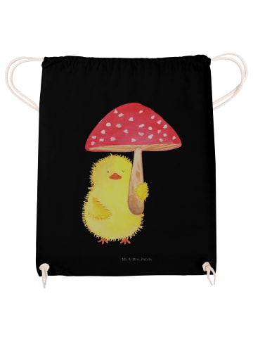 Mr. & Mrs. Panda Stoffbeutel Küken Fliegenpilz ohne Spruch in Schwarz